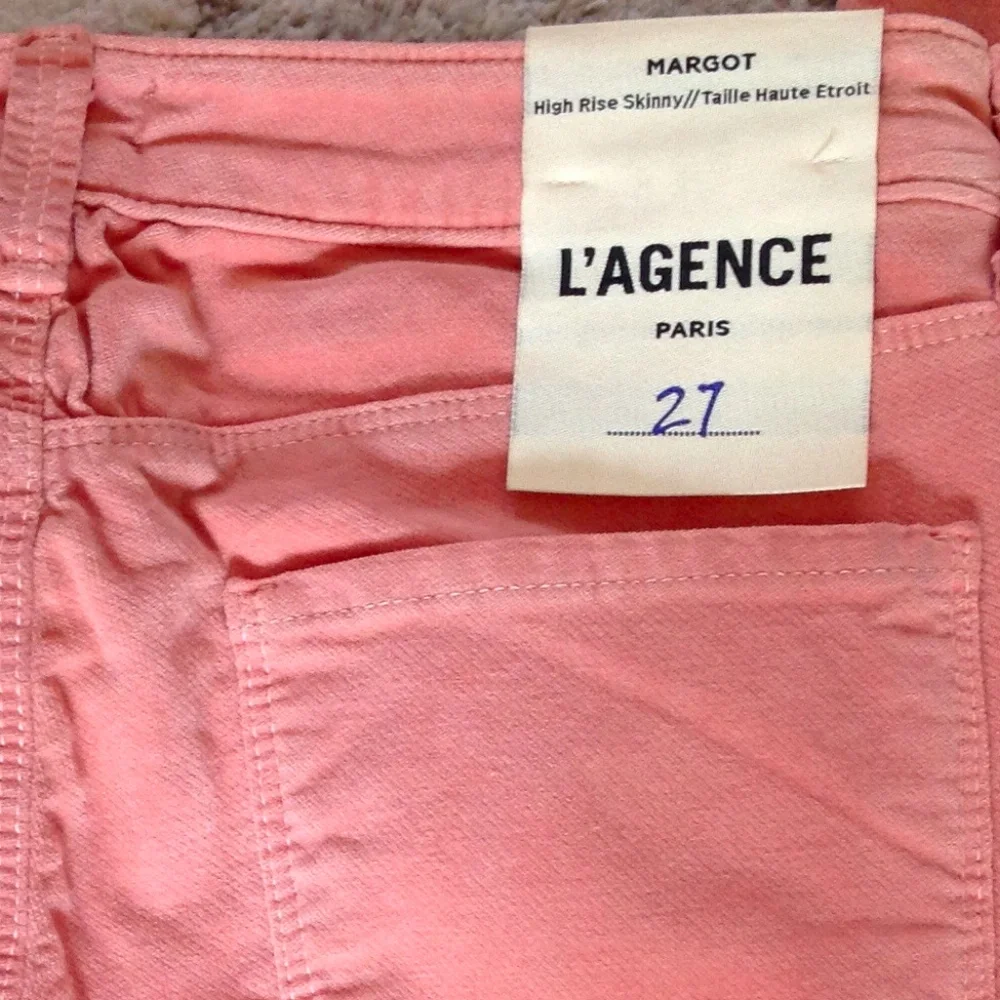L'AGENCE Paris Margot Velvet High Rise Skinny